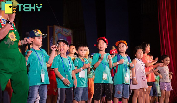 Các con tham gia các hoạt động dã ngoại tại Đầm Sen 2019 ( Nguồn : TEKY Academy)