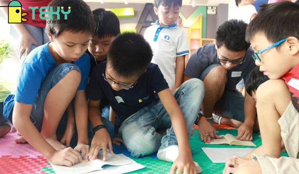 Các bé tham gia trại hè công nghệ tại Học viện TEKY 2019 ( Nguồn: TEKY Academy)