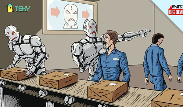 Trong tương lại, Robot sẽ thay thế con người tại các nhà máy.