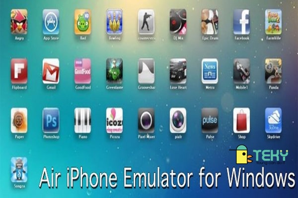 Phần mềm giả lập Air iPhone Emulator