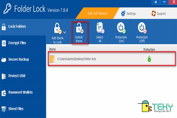 windows folder lock