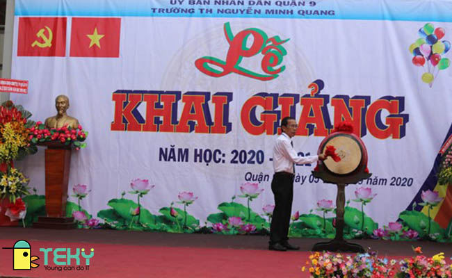 Lễ khai giảng trường Tiểu học Nguyễn Minh Quang