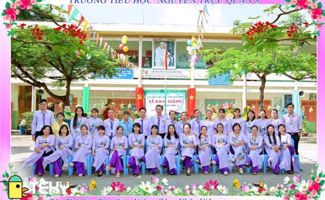 Giáo viên trường tiểu học Nguyễn Trực