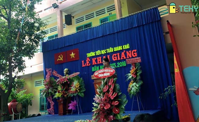 Lễ khai giảng trường Tiểu học Trần Quang Khải