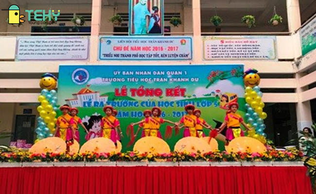 Lễ tổng kết trường Tiểu học Trần Khánh Dư