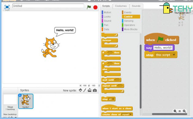 Ví dụ về phần mềm lập trình cho trẻ em