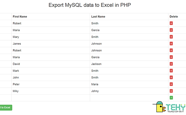 Export Excel PHP giúp xử lý dữ liệu nhanh chóng hơn