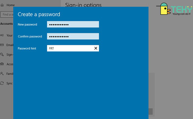 Cài bịa đặt password PC Win 10 có rất nhiều cách