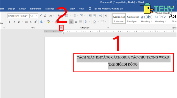 Hướng dẫn chi tiết cách giãn chữ trong Word 