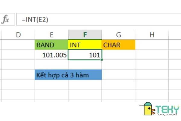 hàm RANDOM trong Excel