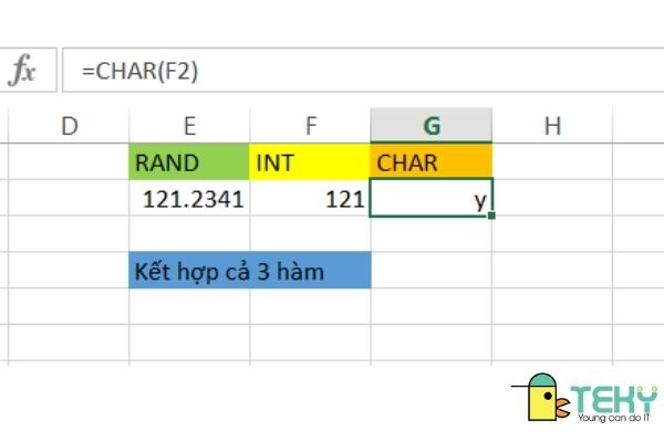 hàm RANDOM trong Excel