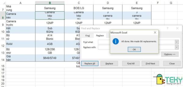 cách xuống dòng trong Excel