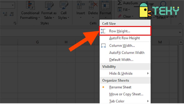 Hướng dẫn chỉnh ô theo chiều cao trong excel