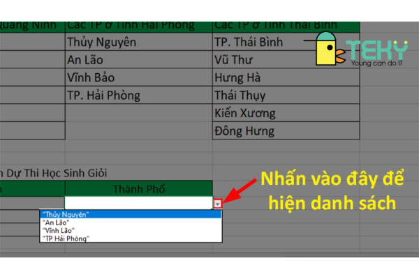 Hướng dẫn cách tạo lựa chọn trong excel đơn giản nhất