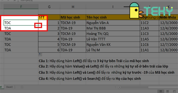 Hàm Left Trong Excel đơn Giản Với Các Ví Dụ Chi Tiết 2023 3510