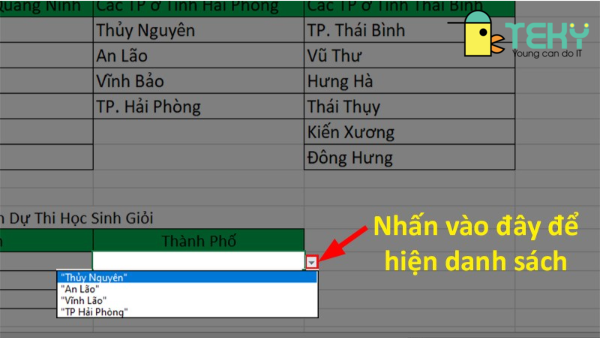 Hướng dẫn tạo lựa chọn trong excel đơn giản nhất