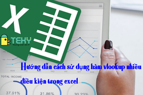 Hướng dẫn cách sử dụng hàm vlookup nhiều điều kiện trong excel