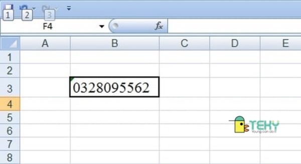 cách định dạng số điện thoại trong excel