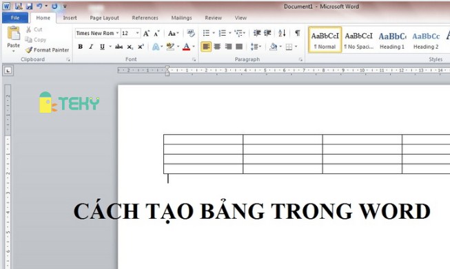 Cách chia bảng trong Word tiện ích không phải ai cũng biết đến