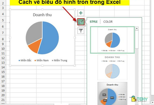Biểu đồ tròn trong excel: Biểu đồ tròn trong Excel sẽ giúp bạn dễ dàng hiểu và trình bày các dữ liệu phức tạp một cách đơn giản và hấp dẫn. Hãy xem hình ảnh liên quan để khám phá thêm về tính năng này nhé!