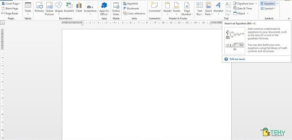 Cách viết phân số trong Word bằng công cụ equation