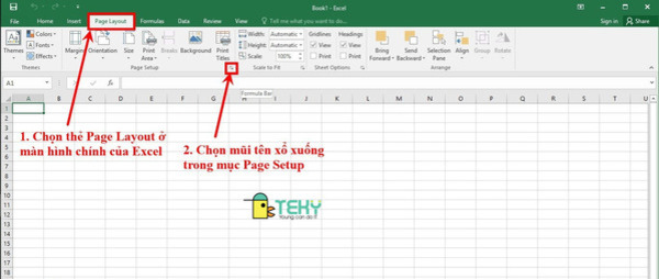 Cách đánh số trang trong excel