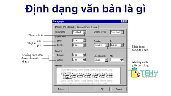 Định dạng văn bản là gì