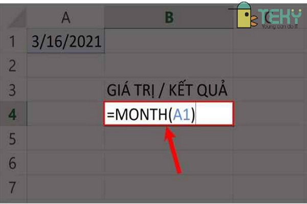 Hướng dẫn sử dụng hàm month trong Excel đơn giản và dễ hiểu nhất