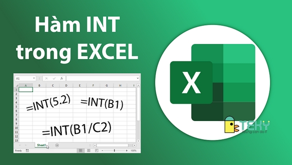 Hàm INT trong excel