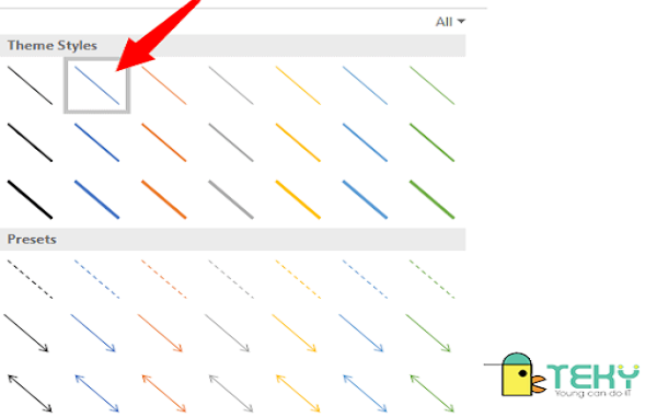Hướng cách tạo mũi tên trong word đơn giản