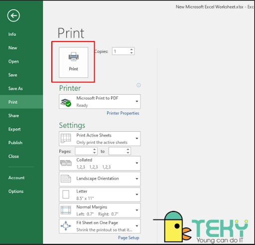 Hướng dẫn cách chỉnh trang in trong excel một cách nhanh nhất