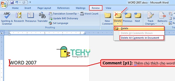 Cần xóa những ghi chú vô dụng trong Word để tài liệu thêm trật tự và chuyên nghiệp? Đừng lo, hãy xem hướng dẫn xóa ghi chú trong Word của chúng tôi để giúp bạn tiết kiệm thời gian và công sức một cách dễ dàng!