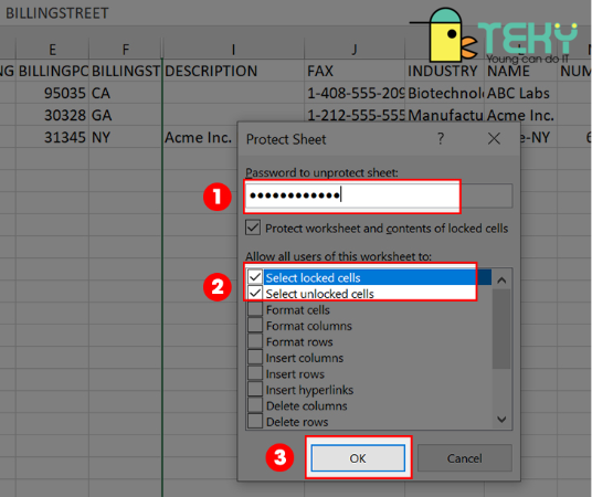 Hướng dẫn cách tắt tùy chọn bỏ ẩn cột trong excel