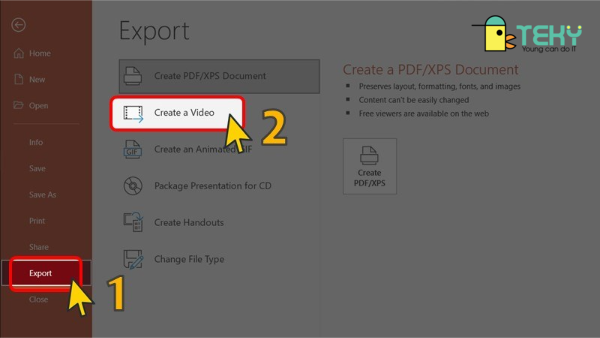 Hướng dẫn cách chuyển Powerpoint sang video đơn giản nhất