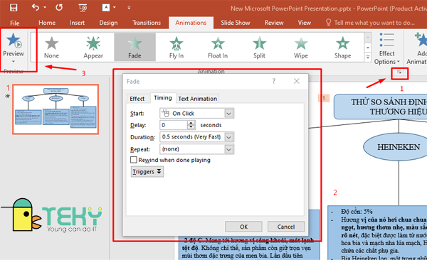 Hướng dẫn tạo hiệu ứng trong powerpoint cho mọi phiên bản