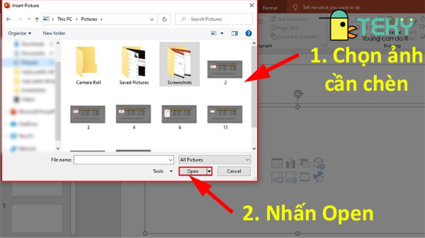 Hình ảnh vui nhộn chèn vào powerpoint