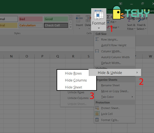 Hướng dẫn cách ẩn cột trong Excel chi tiết nhất