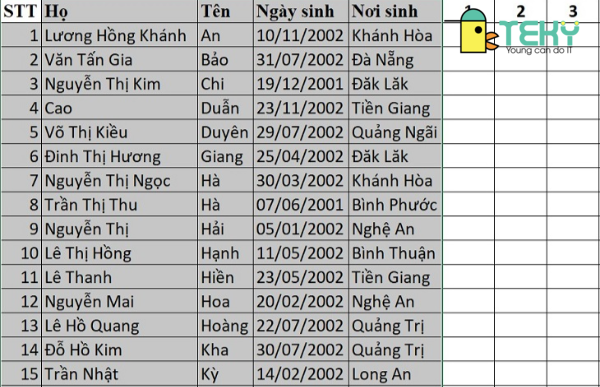 Hướng dẫn chi tiết cách kéo rộng ô trong Excel 