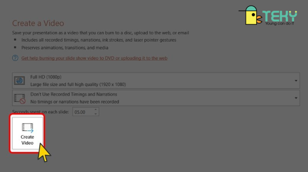 Hướng dẫn chuyển Powerpoint sang video đơn giản nhất