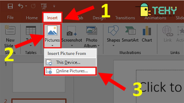 Cách chèn hình ảnh trực tiếp vào powerpoint
