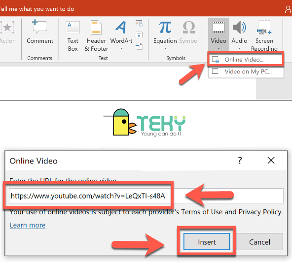 Nhúng video YouTube vào bản trình bày PowerPoint