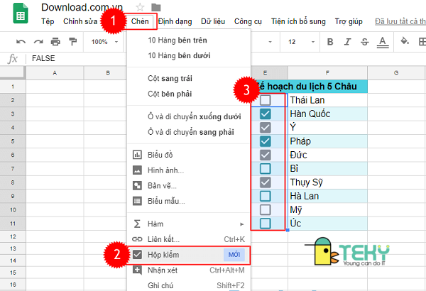 Bật mí cách đánh dấu tích trong Excel chỉ với vài thao tác