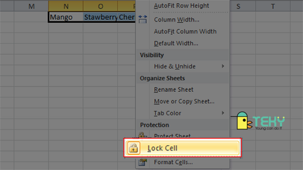 Cách mở khóa cột trong Excel nhanh chóng