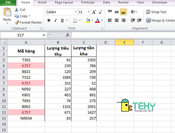 Cách lọc trùng trong Excel với các giá trị duy nhất