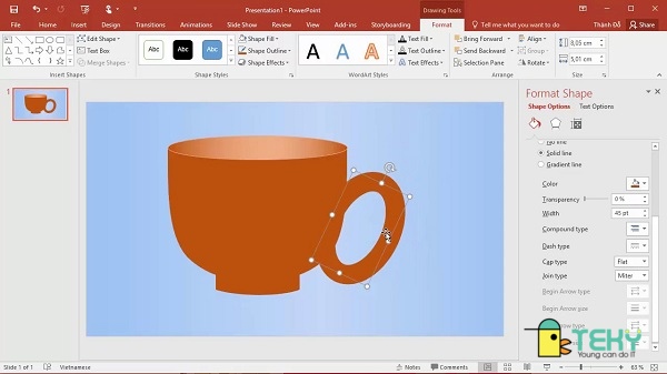 PowerPoint 2016 Vẽ con chim theo mẫu với Edit Point  YouTube