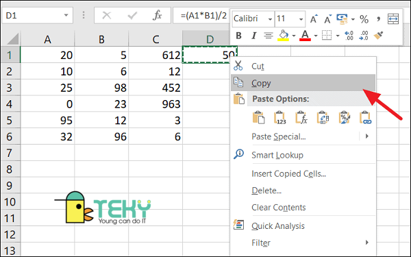 Cách tắt chế độ copy công thức Excel đến các ô khác