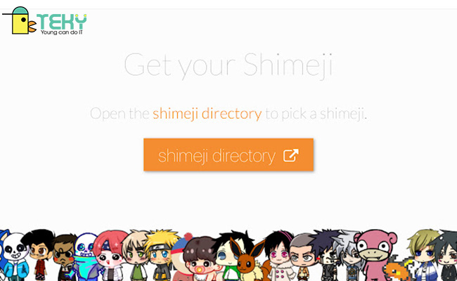 Shimeji là một phần mềm thú vị