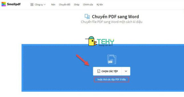 Sử dụng website trực tuyến SmallPDF