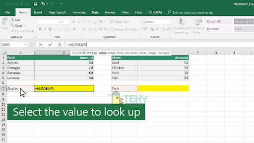 Cách sử dụng Hàm Vlookup trong excel