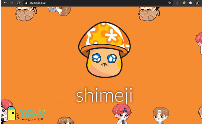 Giao diện của Shimeji PC